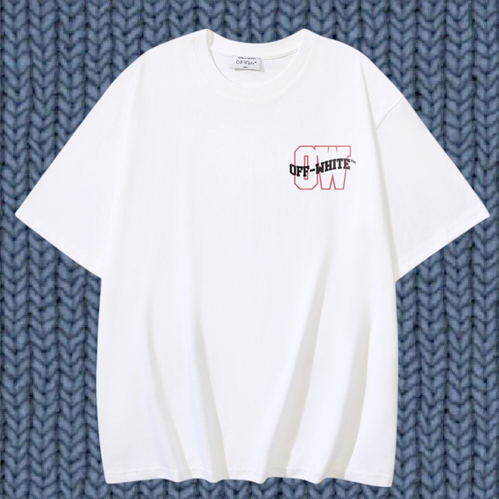 Off-white men's white short sleeve T-shirt
